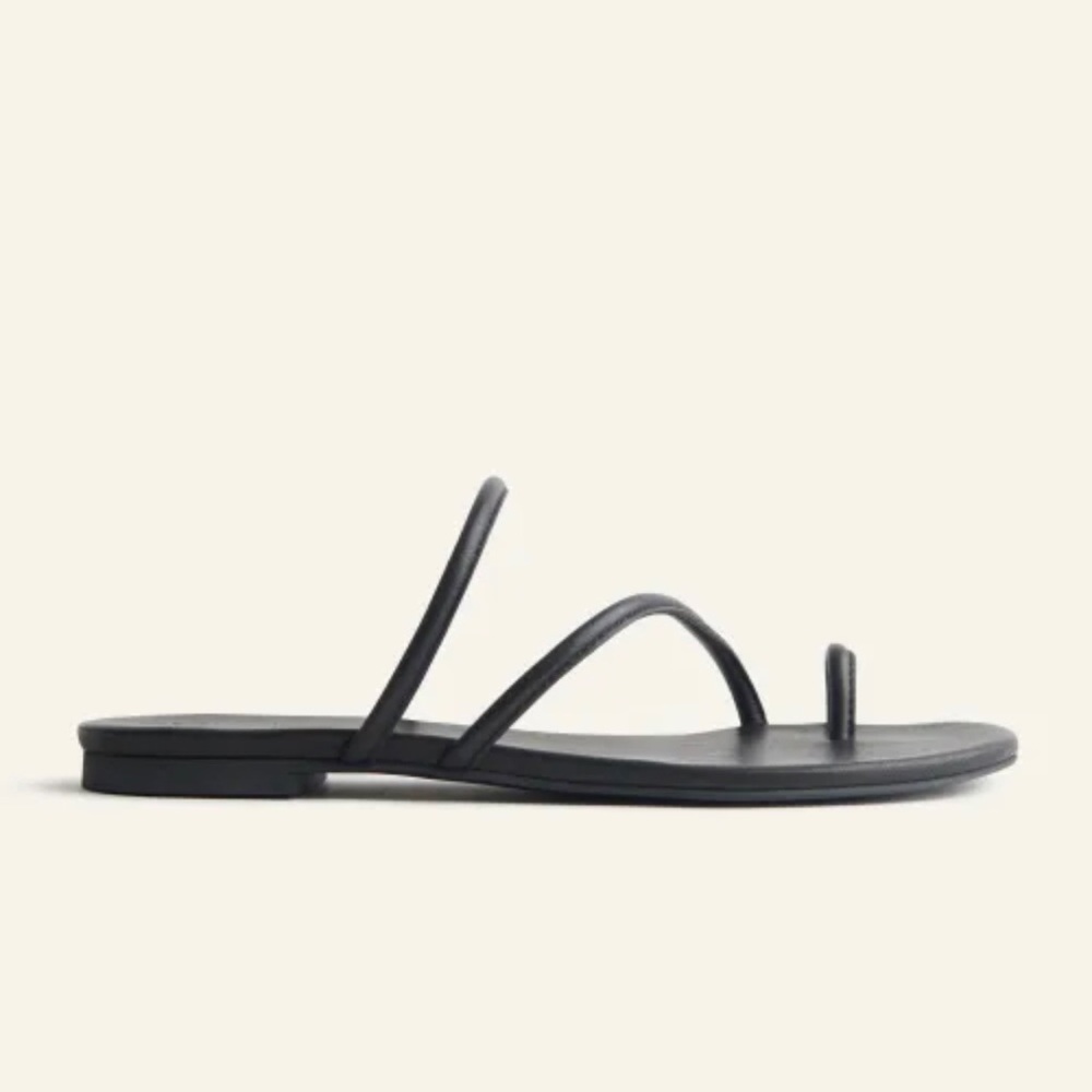 Reformation Ludo Toe Ring Strappy Flat Sandal